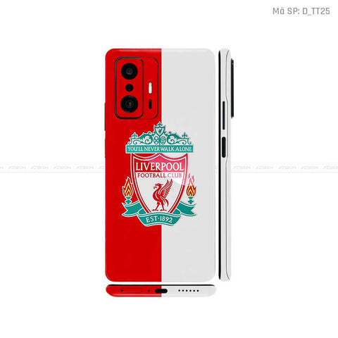 Dán Skin Xiaomi 11 Series Hình CLB Bóng Đá | D_TT25