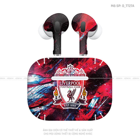 Dán Skin Airpod Pro/ Pro 2 Hình Liverpool | D_TT27A