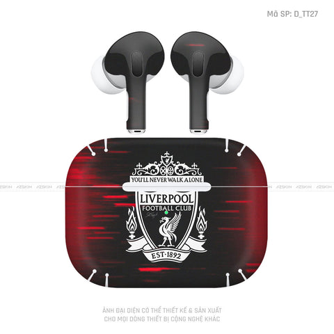 Dán Skin Airpod Pro/ Pro 2 Hình Liverpool | D_TT27