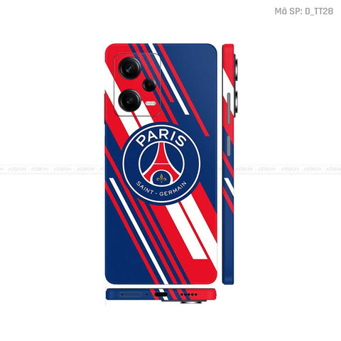 Dán Skin Xiaomi Redmi Note 12 Series Hình CLB Bóng Đá | D_TT28