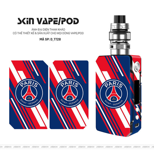 Dán Skin Vape Hình PSG | D_TT28