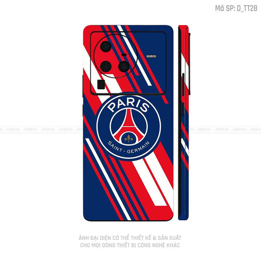 Dán Skin Vivo X Series Hình Paris Saint-Germain | D_TT28
