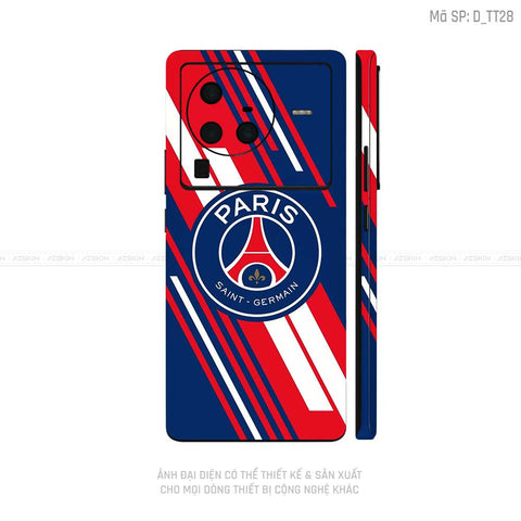Dán Skin Vivo X Series Hình Paris Saint-Germain | D_TT28