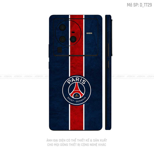 Dán Skin Vivo X Series Hình Paris Saint-Germain | D_TT29