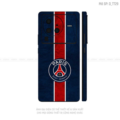 Dán Skin Vivo X Series Hình Paris Saint-Germain | D_TT29