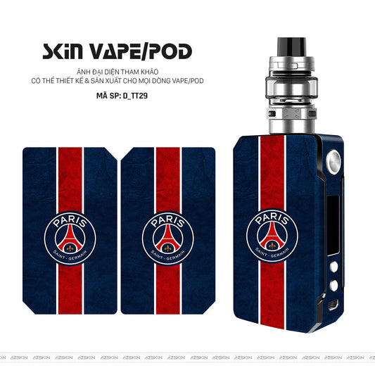 Dán Skin Vape Hình PSG | D_TT29
