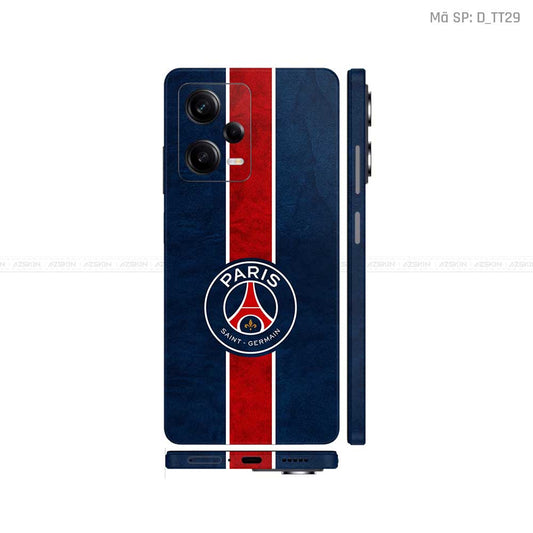 Dán Skin Xiaomi Redmi Note 12 Series Hình CLB Bóng Đá | D_TT29