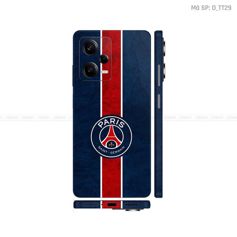 Dán Skin Xiaomi Redmi Note 12 Series Hình CLB Bóng Đá | D_TT29