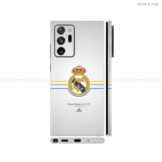 Dán Skin Galaxy Note 20 Series Hình Thể Thao Real Madrid | D_TT30