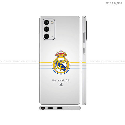 Dán Skin Galaxy Note 20 Series Hình Thể Thao Real Madrid | D_TT30