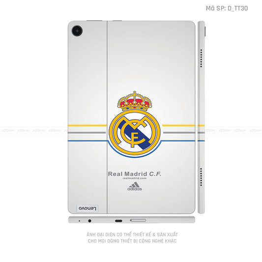 Dán Skin Máy Tính Bảng Lenovo Pad Series Hình CLB Real Madrid | D_TT30
