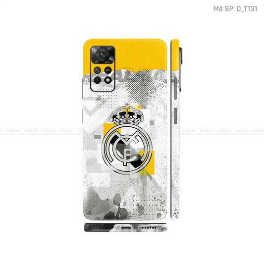 Dán Skin Xiaomi Redmi Note 11 Series Hình CLB Bóng Đá | D_TT31