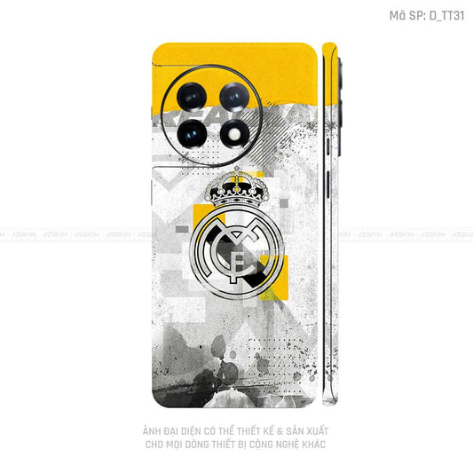 Dán Skin Oneplus 11 Series Hình Real Madrid  | D_TT31