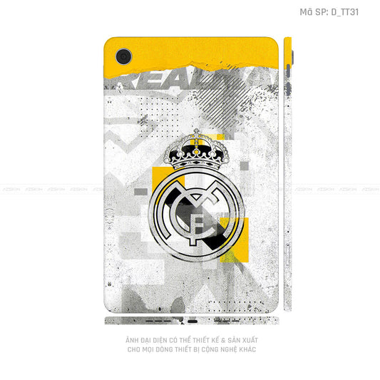 Dán Skin Máy Tính Bảng Oppo Pad Series Hình CLB Real Madrid | D_TT31