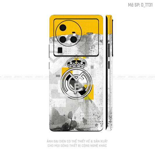 Dán Skin Vivo X Series Hình Real Madrid | D_TT31