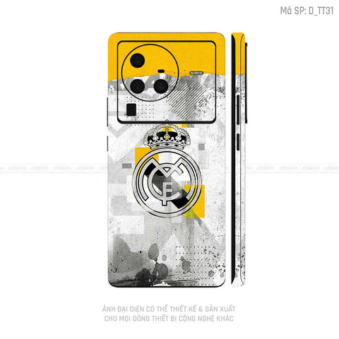 Dán Skin Vivo X Series Hình Real Madrid | D_TT31