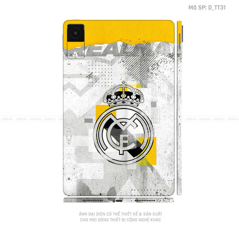 Dán Skin Máy Tính Bảng Xiaomi Mipad Hình Real Marid | D_TT31