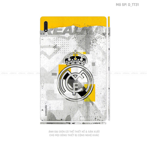 Dán Skin Galaxy Tab S8 Series Hình Real Madrid | D_TT31