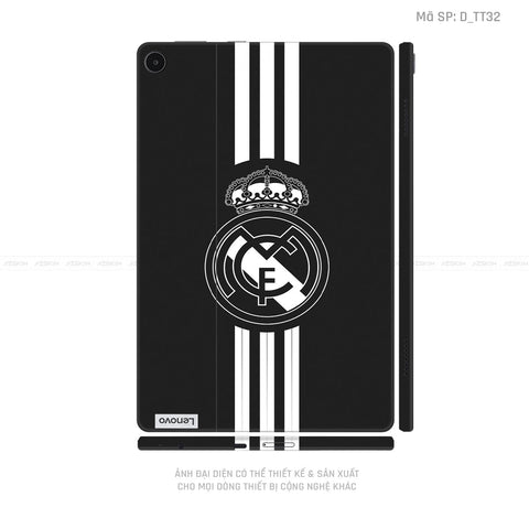 Dán Skin Máy Tính Bảng Lenovo Pad Series Hình CLB Real Madrid | D_TT32