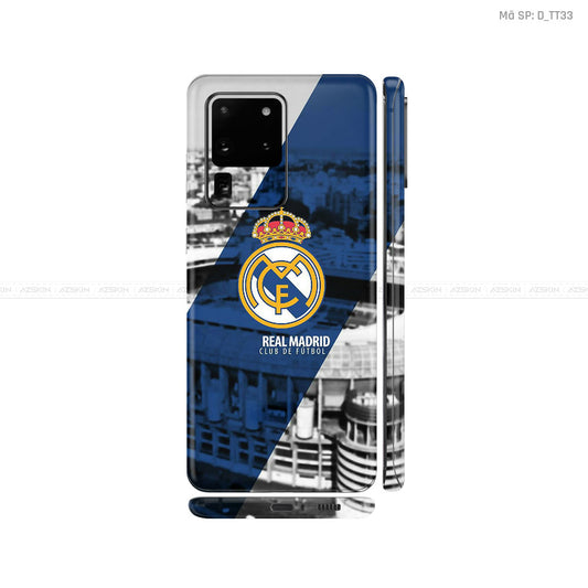 Dán Skin Galaxy S20 Series Hình Thể Thao Real Madrid | D_TT33