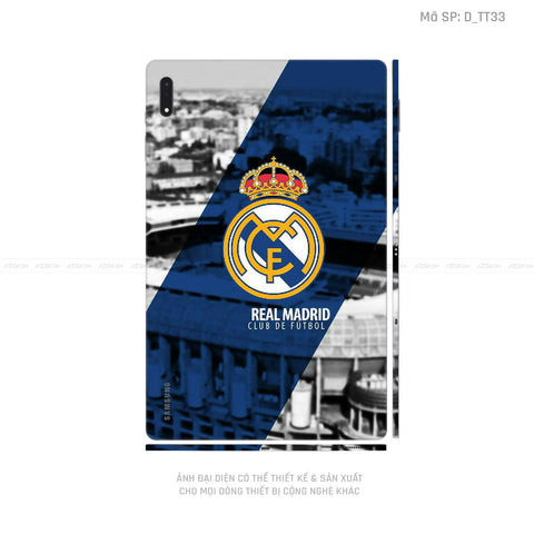 Dán Skin Galaxy Tab S9 Series Hình CLB Real Madrid | D_TT33