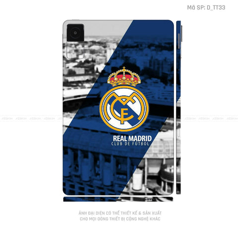 Dán Skin Máy Tính Bảng Xiaomi Mipad Hình Real Marid | D_TT33