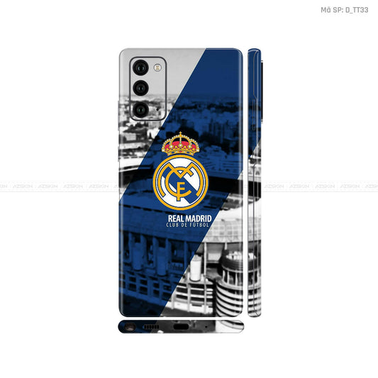 Dán Skin Galaxy Note 20 Series Hình Thể Thao Real Madrid | D_TT33