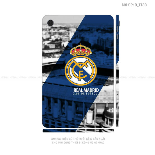Dán Skin Máy Tính Bảng Oppo Pad Series Hình CLB Real Madrid | D_TT33