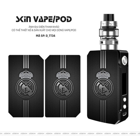 Dán Skin Vape Hình Real Madrid | D_TT34