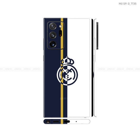 Dán Skin Galaxy Note 20 Series Hình Thể Thao Real Madrid | D_TT35