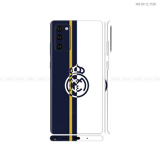 Dán Skin Galaxy Note 20 Series Hình Thể Thao Real Madrid | D_TT35