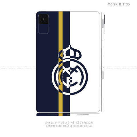 Dán Skin Máy Tính Bảng Xiaomi Mipad Hình Real Marid | D_TT35