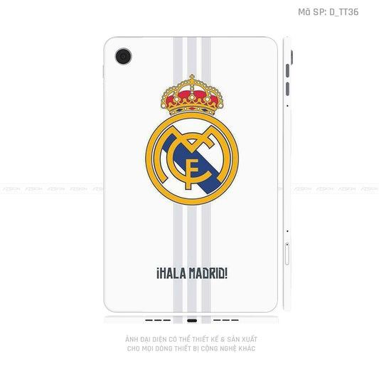 Dán Skin Máy Tính Bảng Oppo Pad Series Hình CLB Real Madrid | D_TT36
