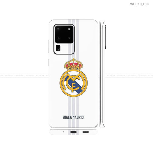 Dán Skin Galaxy S20 Series Hình Thể Thao Real Madrid | D_TT36