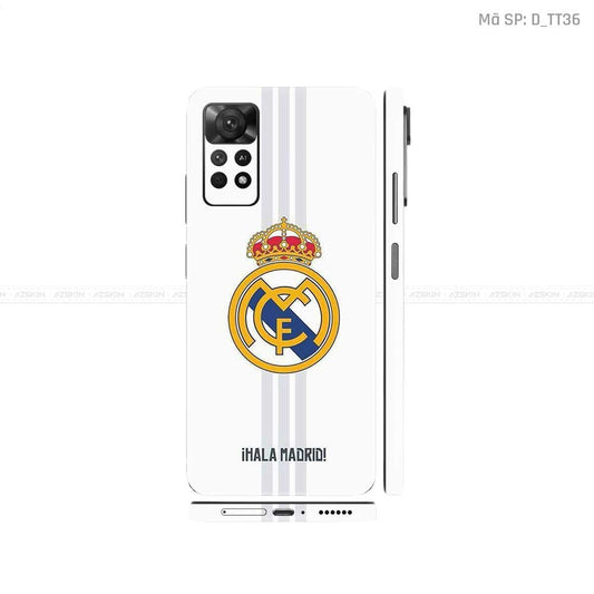 Dán Skin Xiaomi Redmi Note 11 Series Hình CLB Bóng Đá | D_TT36