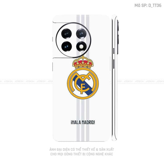 Dán Skin Oneplus 11 Series Hình Real Madrid  | D_TT36