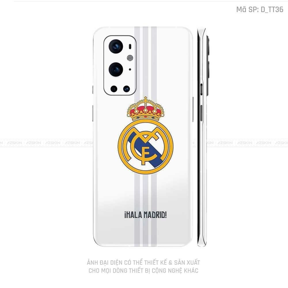 Dán Skin Oneplus 8/9 Series Hình Real Madrid | D_TT36