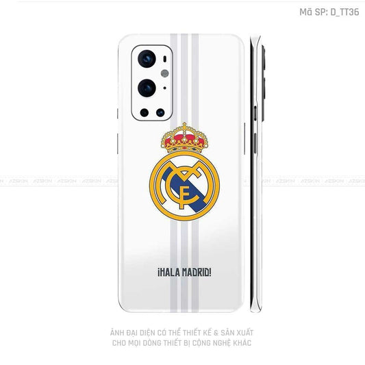 Dán Skin Oneplus 8/9 Series Hình Real Madrid | D_TT36