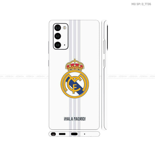 Dán Skin Galaxy Note 20 Series Hình Thể Thao Real Madrid | D_TT36