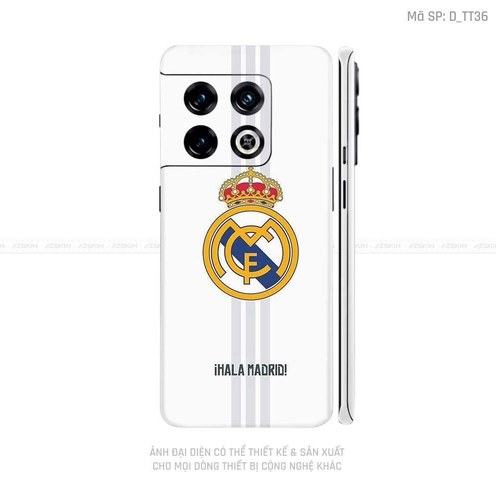 Dán Skin Oneplus 10 Series Hình Real Madrid | D_TT36