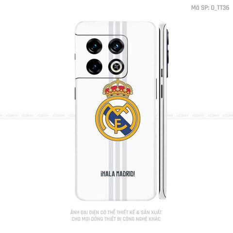 Dán Skin Oneplus 10 Series Hình Real Madrid | D_TT36