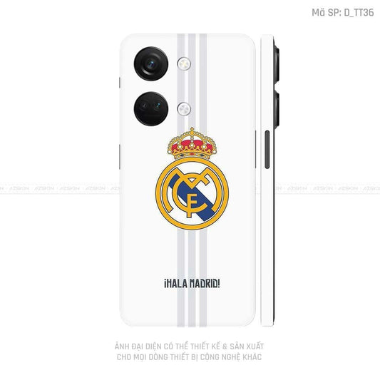 Dán Skin Oneplus Nord Series Hình Real Madrid | D_TT36