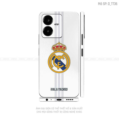 Dán Skin Vivo Y Series Hình Real Madrid | D_TT36