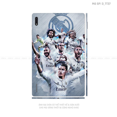 Dán Skin Galaxy Tab S8 Series Hình Real Madrid | D_TT37