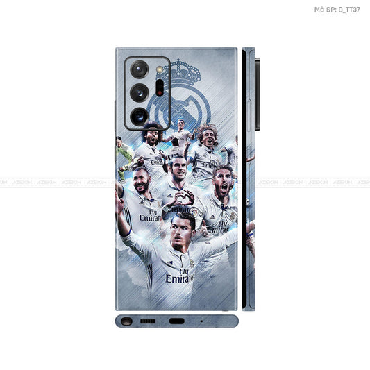 Dán Skin Galaxy Note 20 Series Hình Thể Thao Real Madrid | D_TT37