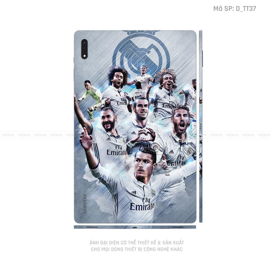 Dán Skin Galaxy Tab S7 Series Hình Real Madrid | D_TT37