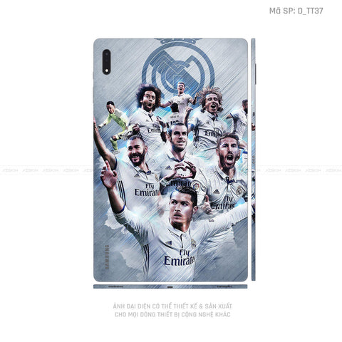 Dán Skin Galaxy Tab S9 Series Hình CLB Real Madrid | D_TT37