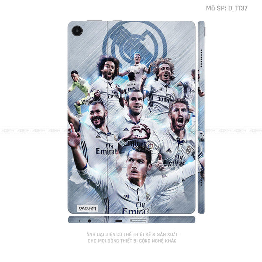Dán Skin Máy Tính Bảng Lenovo Pad Series Hình CLB Real Madrid | D_TT37