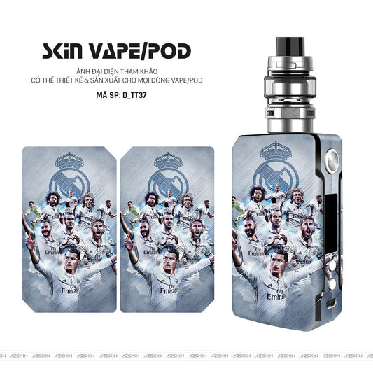 Dán Skin Vape Hình Real Madrid | D_TT37