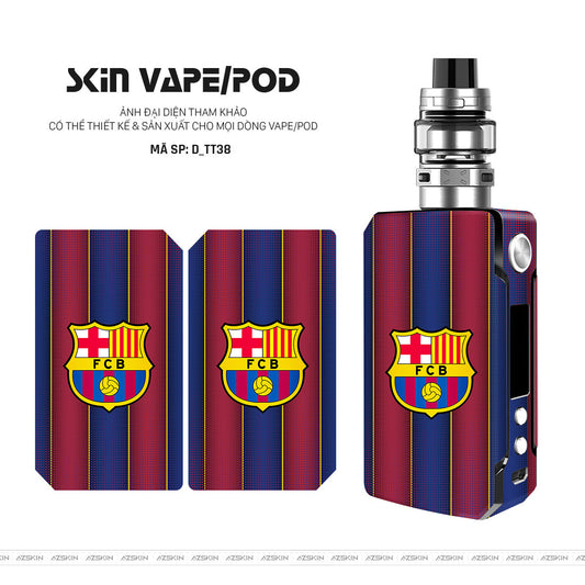 Dán Skin Vape Hình Barcelona | D_TT38